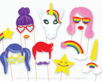 Unicorn Photo Prop | Baby Shower Photo Booth