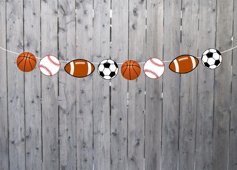 Sports Birthday Decoration for Boy | Birthday Party Supplies