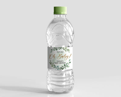 Pregnancy Announcement Ideas  | Oh Baby Water Bottle Labels
