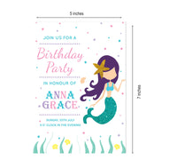 Mermaid Birthday Party Decoration |  Mermaid Party Invitations