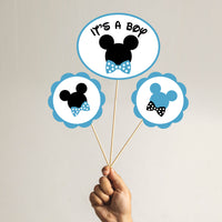 Mickey Mouse Theme Party Ideas | Mickey Mouse Baby Shower Centerpiece Ideas
