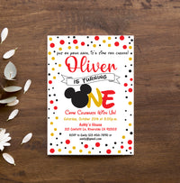 Mickey Mouse Birthday Ideas | Mickey Mouse Invitation Ideas