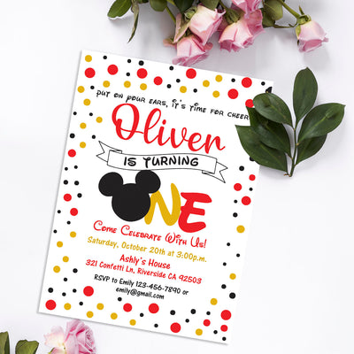 Mickey Mouse Birthday Ideas | Mickey Mouse Invitation Ideas
