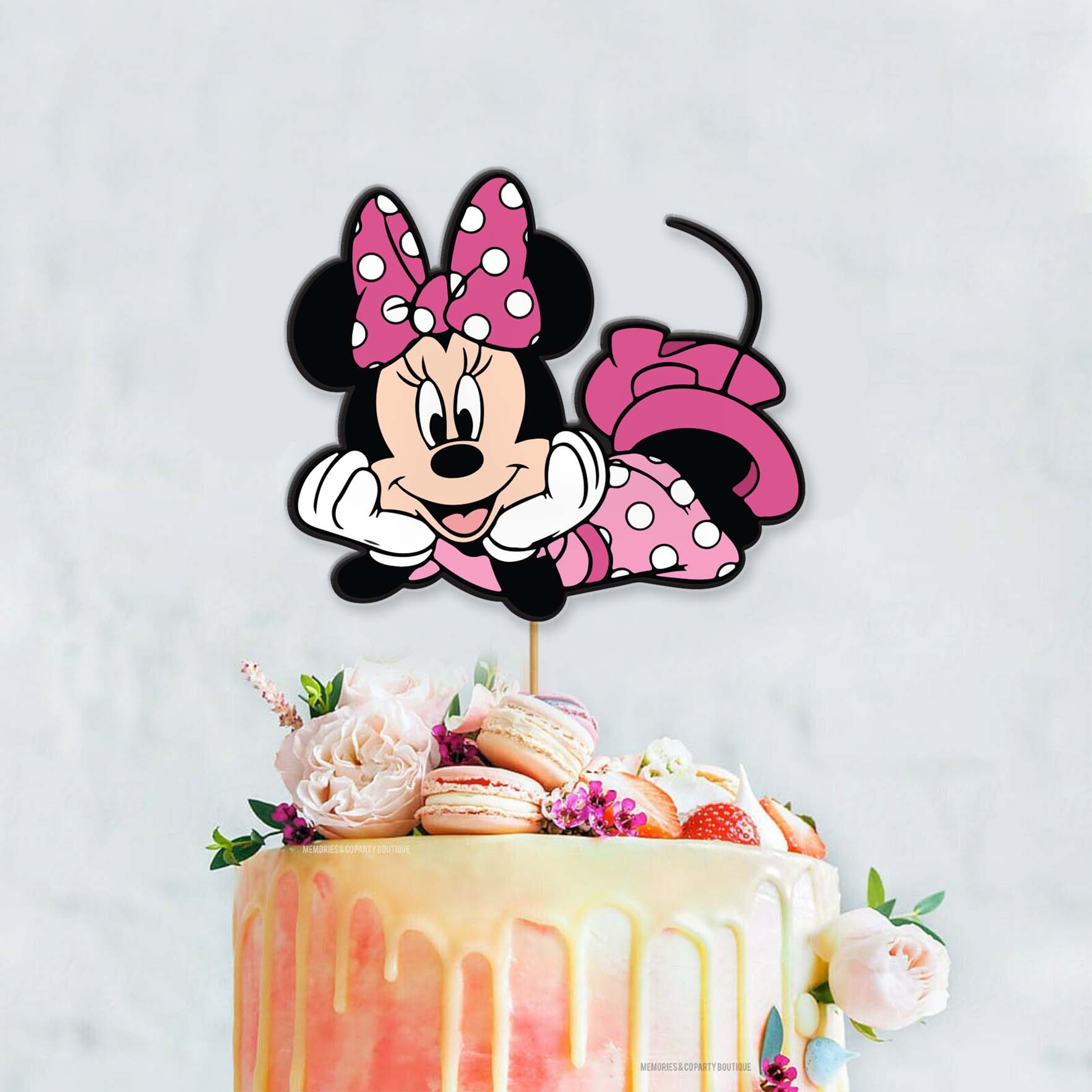 Minnie Mouse Cake Topper | Minnie Mouse Cake Topper for Baby Shower