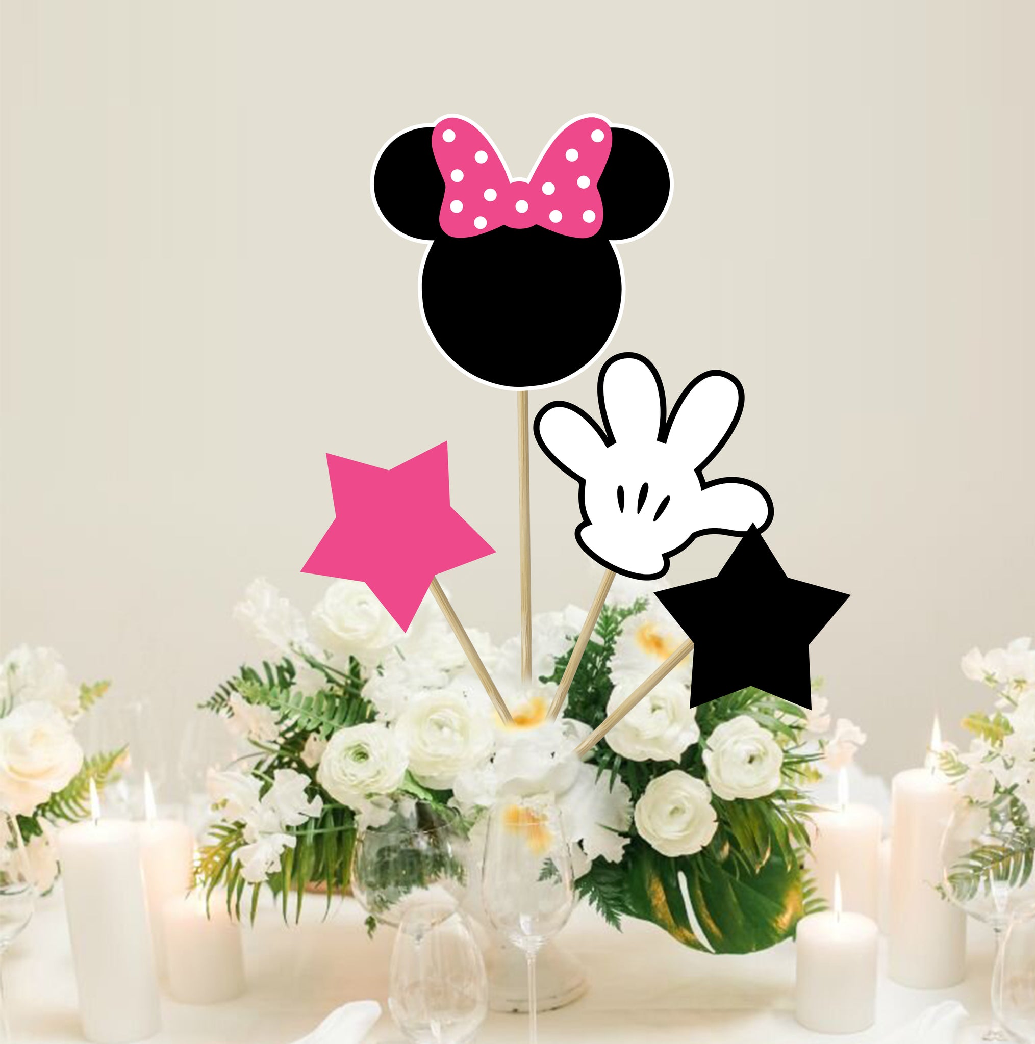 Disney Minnie Mouse Paper Lantern Party Decorations, 3 Count | Water Butlers