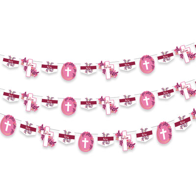 Girl Baptism Garland | Baptism Party