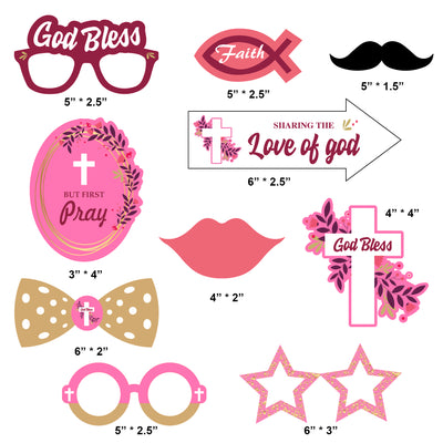 Photo Booth for Baptism | Baptism Party Supplies