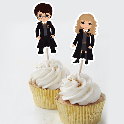 Harry Potter Birthday Cupcake Toppers