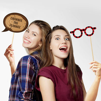 Lumberjack Theme Birthday  Photo Props