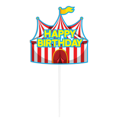 Carnival Cake Decorations | Circus Themed Birthday Cake Topper