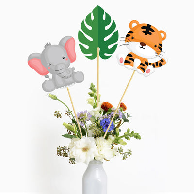Jungle Theme Birthday Centerpiece Ideas