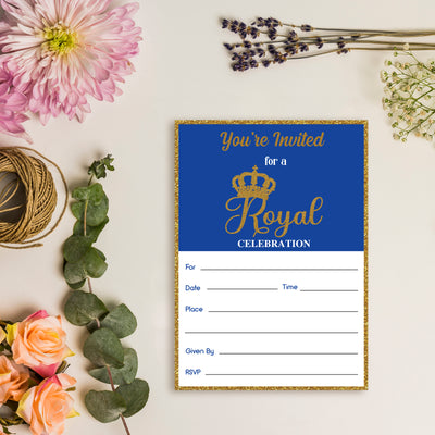 Prince Party Invitations | Baby Shower Invitation Cards