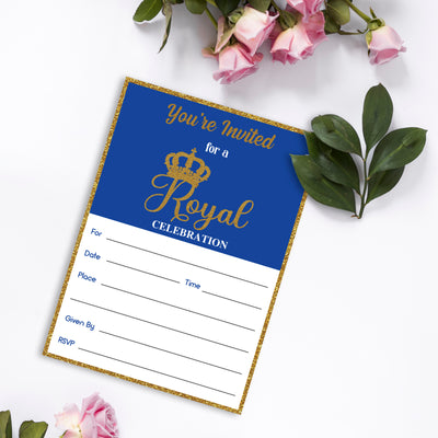 Prince Party Invitations | Baby Shower Invitation Cards