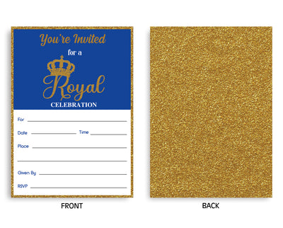 Prince Party Invitations | Baby Shower Invitation Cards