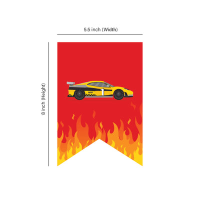 Race Car Birthday Theme | Car Happy Birthday Banner