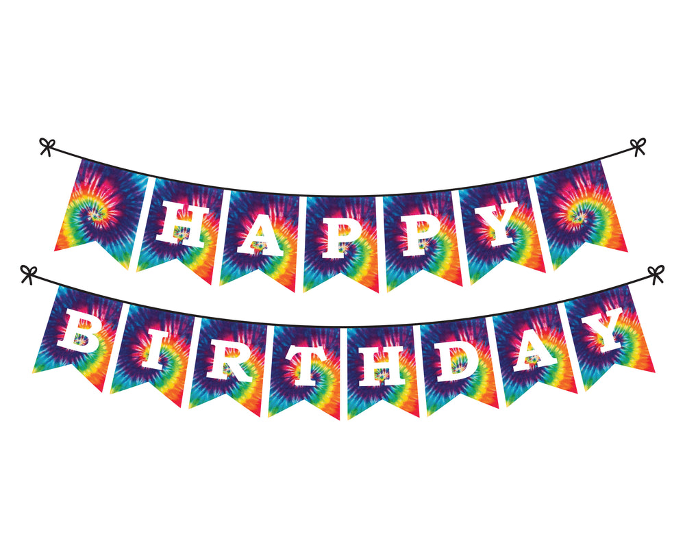 Retro Birthday Party Decoration Ideas - Banner