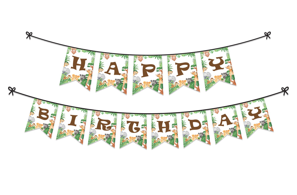 Safari Party Theme Ideas | Boy Birthday Banner Ideas