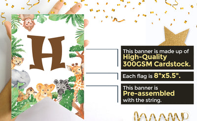 Safari Party Theme Ideas | Boy Birthday Banner Ideas
