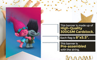 Trolls Birthday Party Theme - Banner