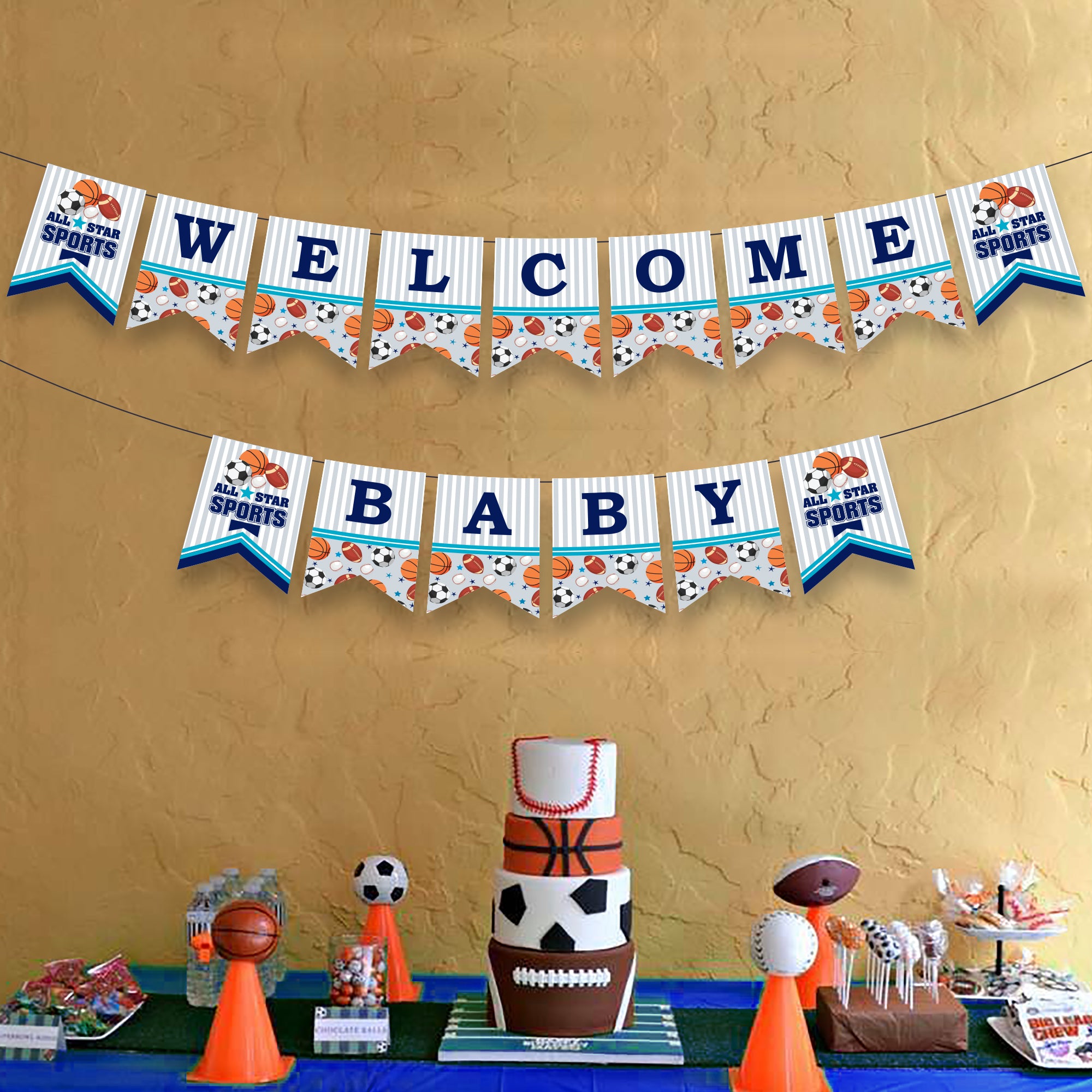 Basketball-Themed Baby Shower Ideas