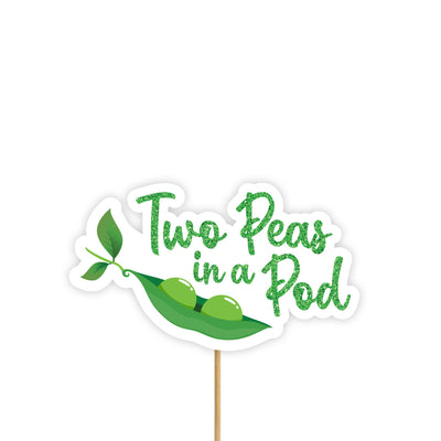 Two Peas in a Pod Cake Topper