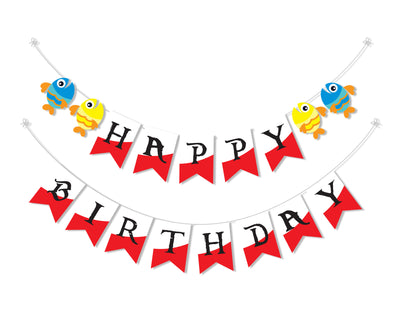 Under The Sea Themed Birthday Party Decorations - Banner