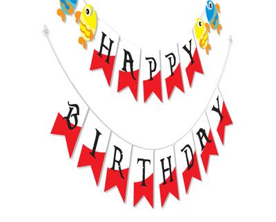 Under The Sea Themed Birthday Party Decorations - Banner
