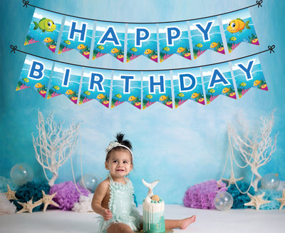 Under The Sea Decorations For Birthday Party - Banner