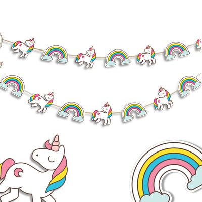 Unicorn Party Garland | Unicorn Birthday Party Supplies