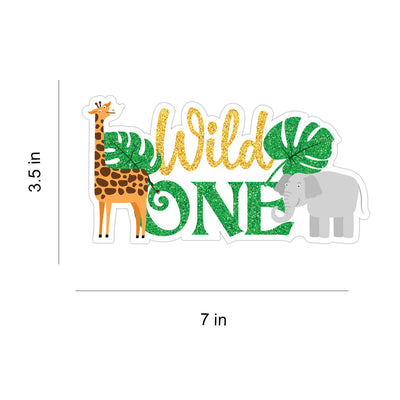 Animal Birthday Cake Topper | Jungle Birthday Cake Decorations