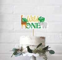 Animal Birthday Cake Topper | Jungle Birthday Cake Decorations